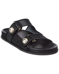 Jimmy Choo - Fayence Leather & Mesh Sandal - Lyst
