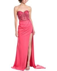 Jovani - Beaded Bodice Gown - Lyst