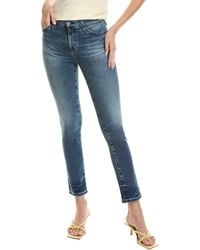 AG Jeans - Mari High-rise Slim Straight Jean - Lyst