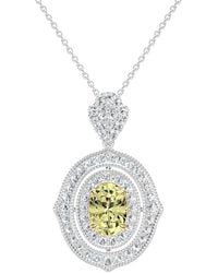 Lab Grown Diamonds - 14K 1.75 Ct. Tw. Lab-Grown Diamond Pendant - Lyst