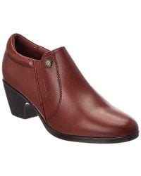 Clarks - Emily Reyna Leather Bootie - Lyst