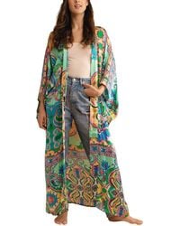Saachi - Margo Multi Paisley Print Kimono - Lyst