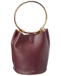 Alaïa - Alaïa Ring Large Leather Bucket Bag - Lyst
