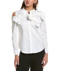 RED Valentino - Bow Blouse - Lyst