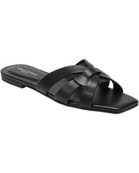 Tiffany & Fred Paris - Leather Slide Sandal - Lyst