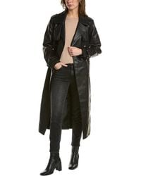 Noize - Albina Long Trench Coat - Lyst