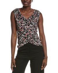 Tahari - Cowl Neck Top - Lyst