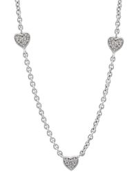 Diamond Select Cuts - 0.16 Ct. Tw. Diamond Heart Necklace - Lyst
