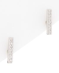 Sabrina Designs - 14k 0.07 Ct. Tw. Diamond Bar Earrings - Lyst