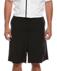Valentino - Wool & Mohair-Blend Bermuda Short - Lyst