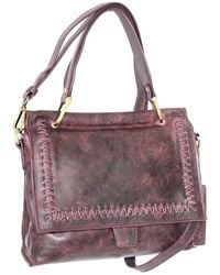 Nino Bossi - Cleopatra Aviator Leather Satchel - Lyst