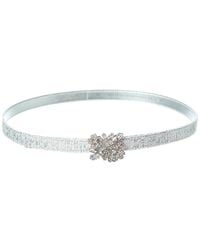 Roger Vivier - Buckle Tweed Belt - Lyst