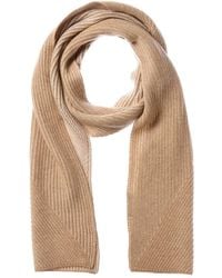 Forte - Cashmere Plaited Rib Cashmere Scarf - Lyst