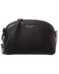Kate Spade - Morgan Colorblocked Saffiano Leather Flap Chain Wallet - Lyst