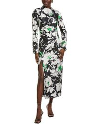 Lela Rose - Draped Sheath Dress - Lyst