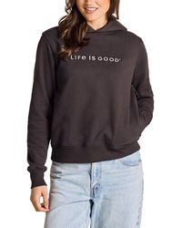 Life Is Good. - Good Vibes Fleece Hoodie - Lyst