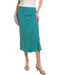 Bella Dahl - Bias Midi Skirt - Lyst