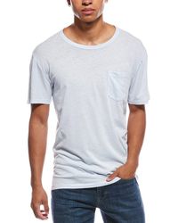 Officine Generale - Officine Generale Pocket Slub Linen-blend T-shirt - Lyst