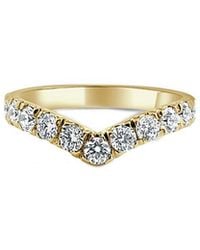 Sabrina Designs - 14K 0.75 Ct. Tw. Diamond V Ring - Lyst