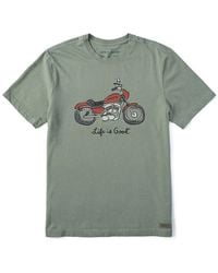 Life Is Good. - Crusher-lite T-shirt - Lyst