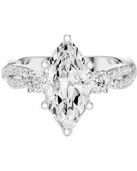 Amairah - 14K 2.85 Ct. Tw. Lab-Grown Diamond 3 Stone Ring - Lyst
