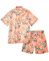 Trunks Surf & Swim - 2pc Waikiki Shirt & Sano Swim Short Set - Lyst