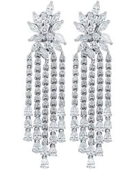 Diana M. Jewels - Fine Jewelry 18k 17.00 Ct. Tw. Diamond Earrings - Lyst