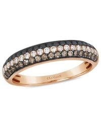 Le Vian - 14K Rose 0.54 Ct. Tw. Diamond Chocolate Layer Cake Ring - Lyst