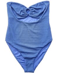WeWoreWhat - O-Ring Ruched Bandeau One Piece - Lyst