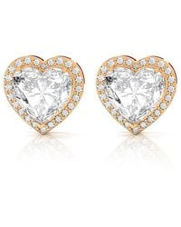 Amairah - 14K Rose 5.00 Ct. Tw. Lab-Grown Diamond Stud Earrings - Lyst