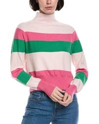 Brodie Cashmere - Mock Neck Cashmere-Blend Sweater - Lyst