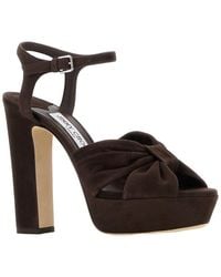 Gucci - Jimmy Choo Heloise120 Suede Sandal - Lyst