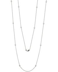 Suzy Levian - 14k 2.00 Ct. Tw. Diamond Station Necklace - Lyst