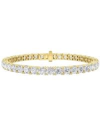 Lab Grown Diamonds - 14K 9.00 Ct. Tw. Lab-Grown Diamond Bracelet - Lyst
