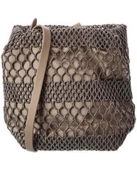 Brunello Cucinelli - Leather Bucket Bag - Lyst