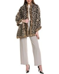 La Fiorentina - Reversible Animal Print Wrap - Lyst