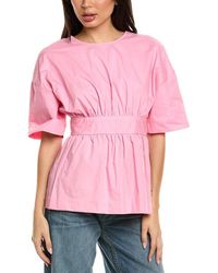 Estellina - Solid Blouse - Lyst