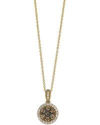 Le Vian - Flowers 14K 0.51 Ct. Tw. Diamond Pendant Necklace - Lyst