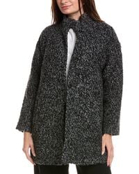 Eileen Fisher - Petite Curly Alpaca & Wool-Blend Coat - Lyst