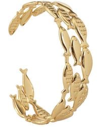 Saachi - Fish Metal Cuff Bracelet - Lyst