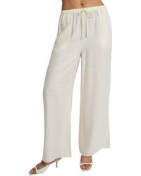 Onia - Crinkle Wide Leg Drawstring Pant - Lyst