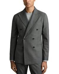 Reiss - Malibu Peak Textured Wool-Blend Blazer - Lyst