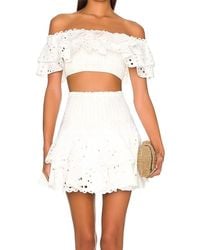 Linda Charm - 2Pc Top & Mini Skirt Set - Lyst