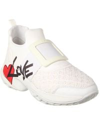 Roger Vivier - Neoprene & Lace Sneaker - Lyst