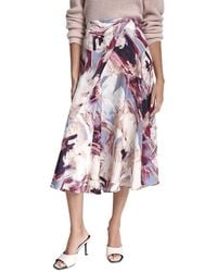 DKNY - Woven Skirt - Lyst