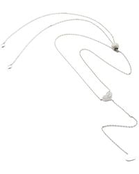 Diamond Select Cuts - 0.04 Ct. Tw. Diamond Adjustable Necklace - Lyst