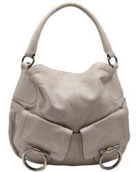 Ferragamo - Leather Gancini Pocket Hobo Bag (Authentic Pre-Loved) - Lyst
