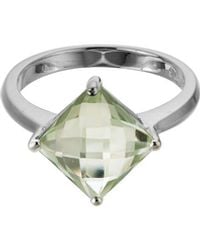 Gemstones - 2.80 Ct. Tw. Prasiolite Half-Eternity Ring - Lyst