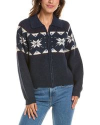 NVLT - Raglan Sleeve Zip Up Sweater - Lyst
