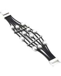 Diamond Select Cuts - 0.13 Ct. Tw. Diamond & 6-7Mm Pearl Bracelet - Lyst
